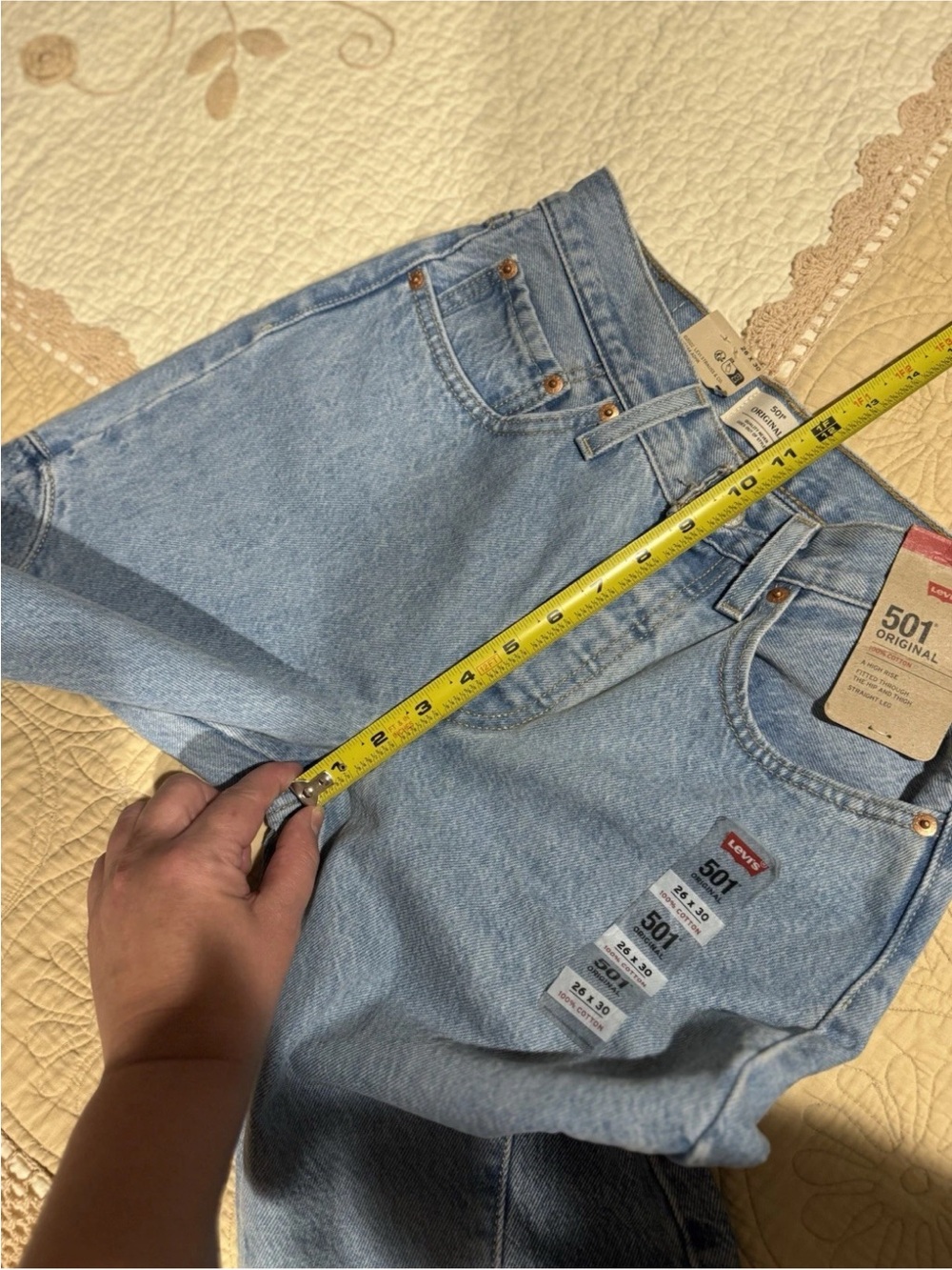 Levi's 501 Original Chaps Straight
Leg High Rise Jeans NWT 26x30
Western - Picture 8 of 11